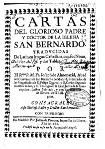 Cartas de San Bernardo